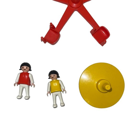 Vintage Playmobil 1981 Geobra Merry Go Round Child Klicky Figure Playground Park - Picture 5 of 6